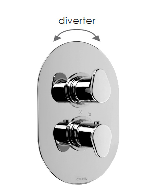 Thermostatic Valve With Diverter