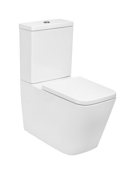Close Coupled Rimless Pan & Seat