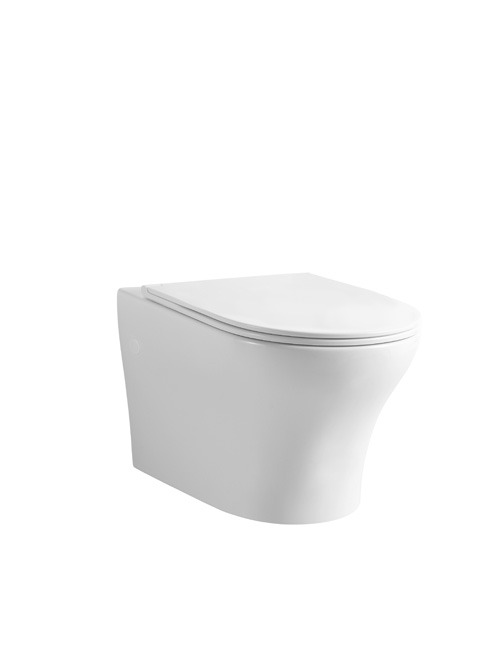 Includes soft close seat with quick release hinged