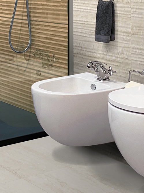 Suspended bidet